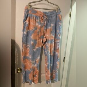 NWOT SkinnyGirl tie dye joggers. Size 2X